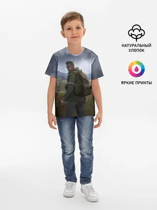 Детская базовая футболка / DAYZ POSTER | ДЕЙЗИ ПОСТЕР