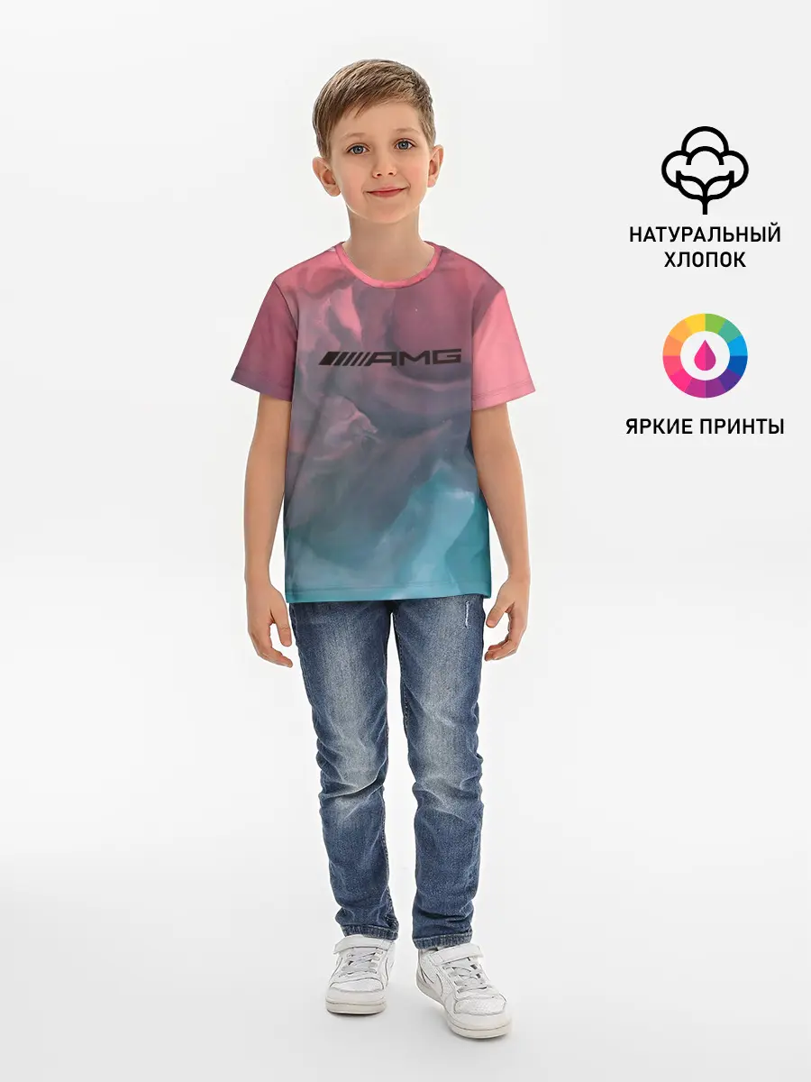 Детская базовая футболка / MERCEDES AMG | МЕРСЕДЕС АМГ