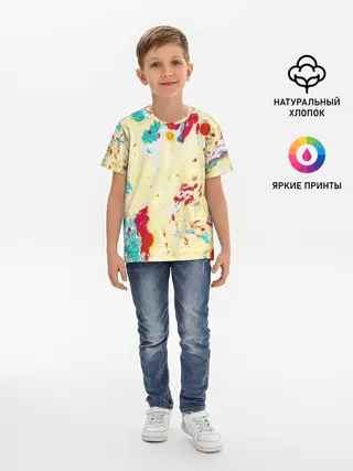 Детская базовая футболка / Текстура