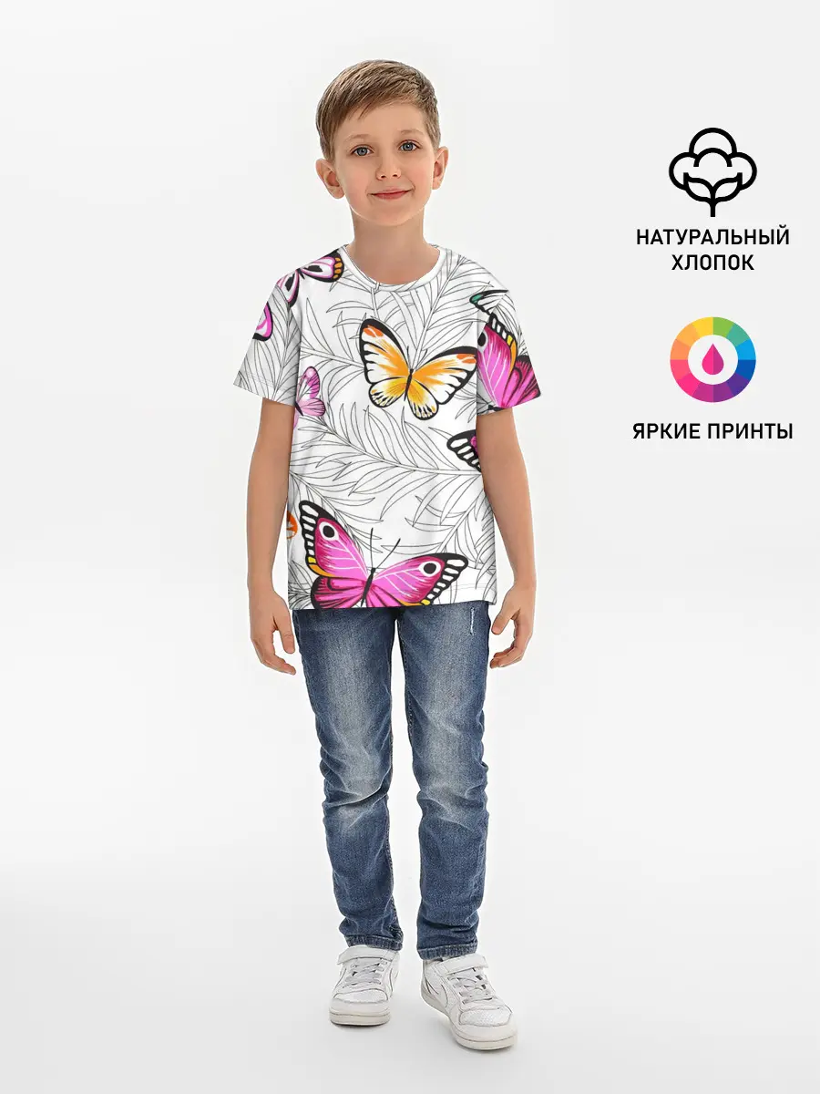 Детская базовая футболка / Яркий рой