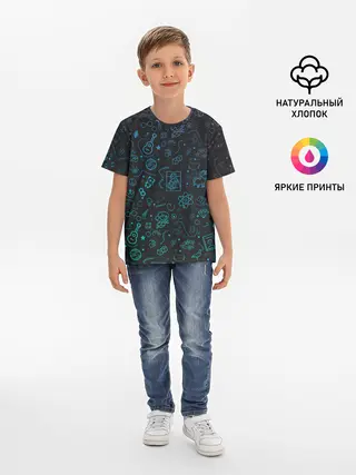 Детская базовая футболка / NEON