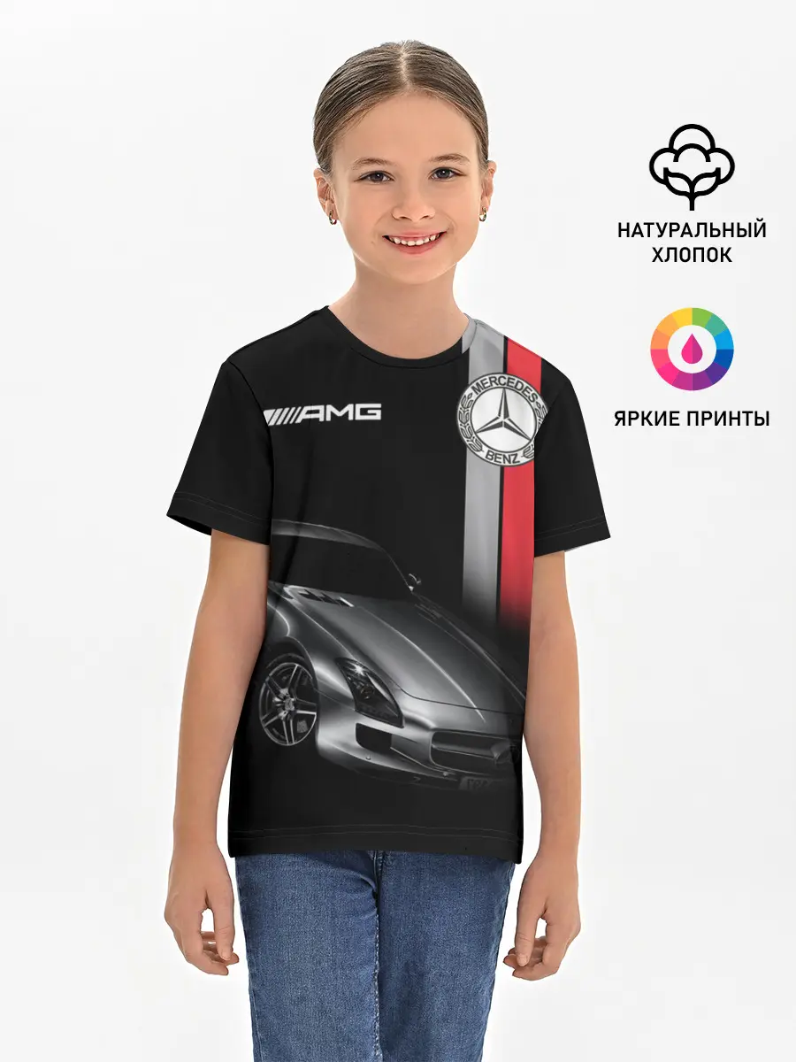Детская базовая футболка / MERCEDES BENZ AMG