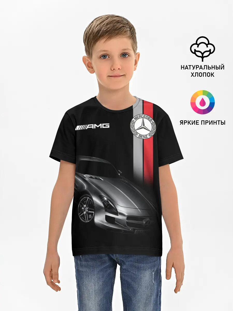 Детская базовая футболка / MERCEDES BENZ AMG