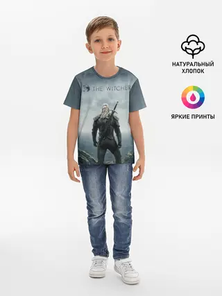 Детская базовая футболка / The Witcher