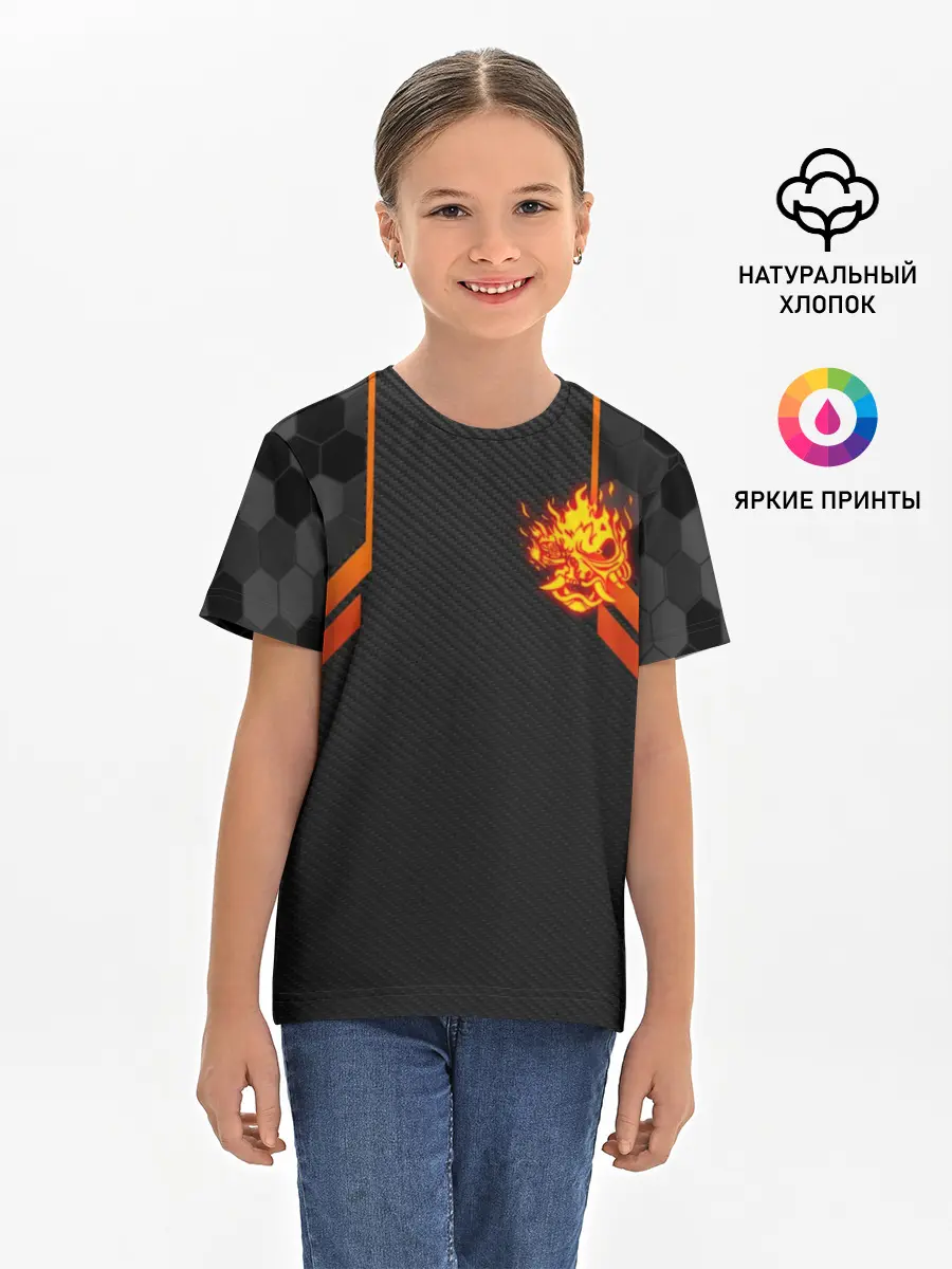 Детская базовая футболка / CYBERPUNK 2077 SAMURAI