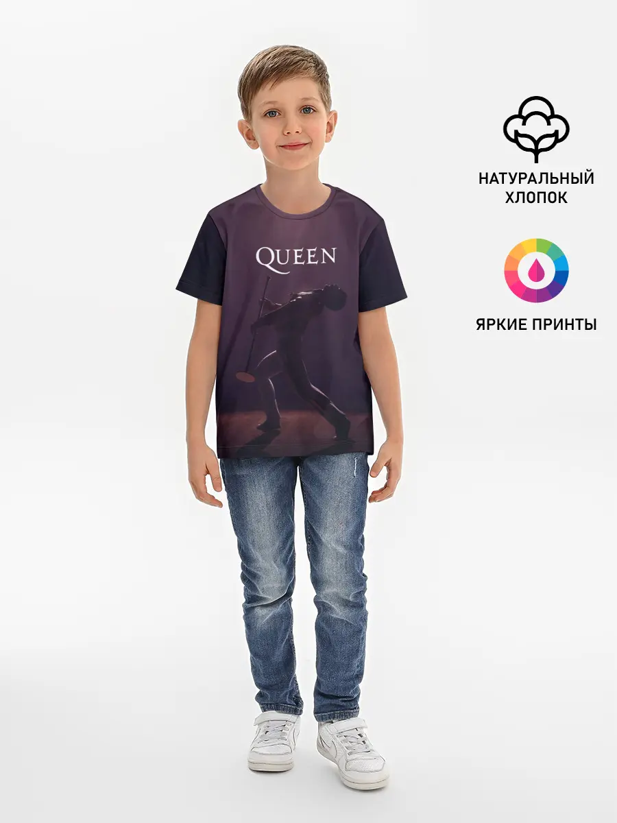 Детская базовая футболка / Freddie Mercury | Queen