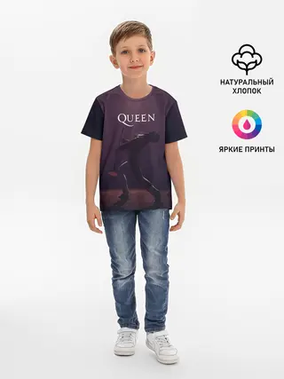 Детская базовая футболка / Freddie Mercury | Queen