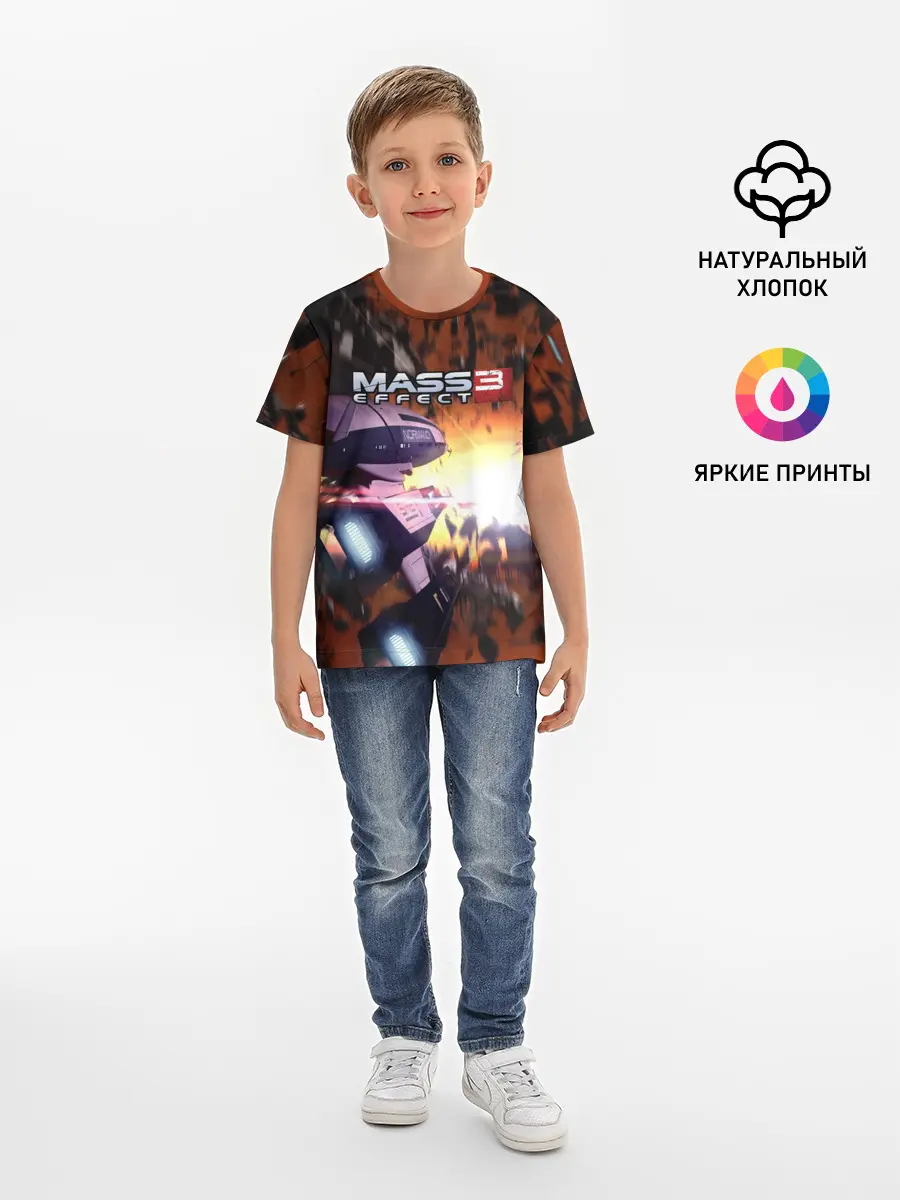 Детская базовая футболка / MASS EFFECT