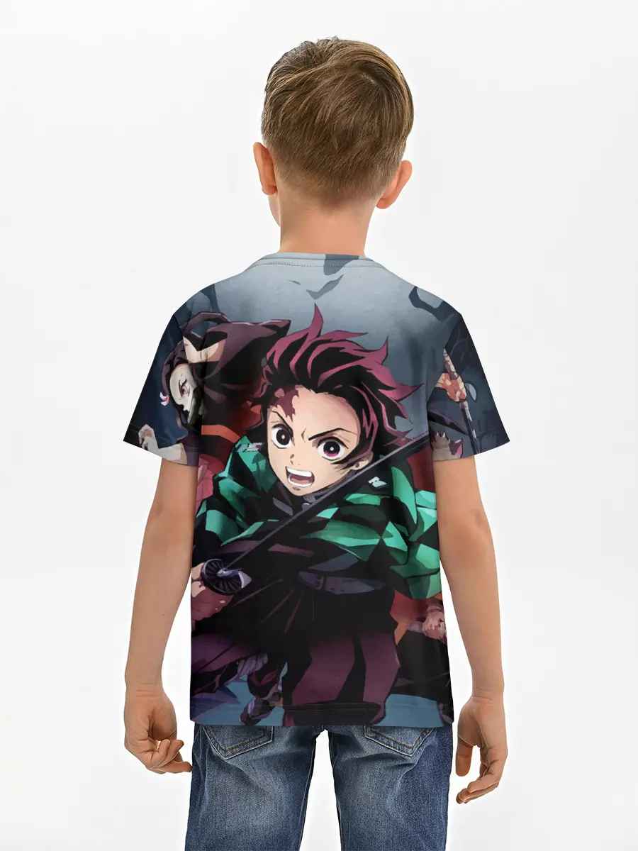 Детская базовая футболка / Клинок рассекающий демонов