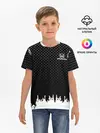 Детская базовая футболка / Honda abstract black 2018