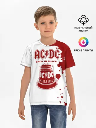 Детская базовая футболка / AC/DC Back in Black