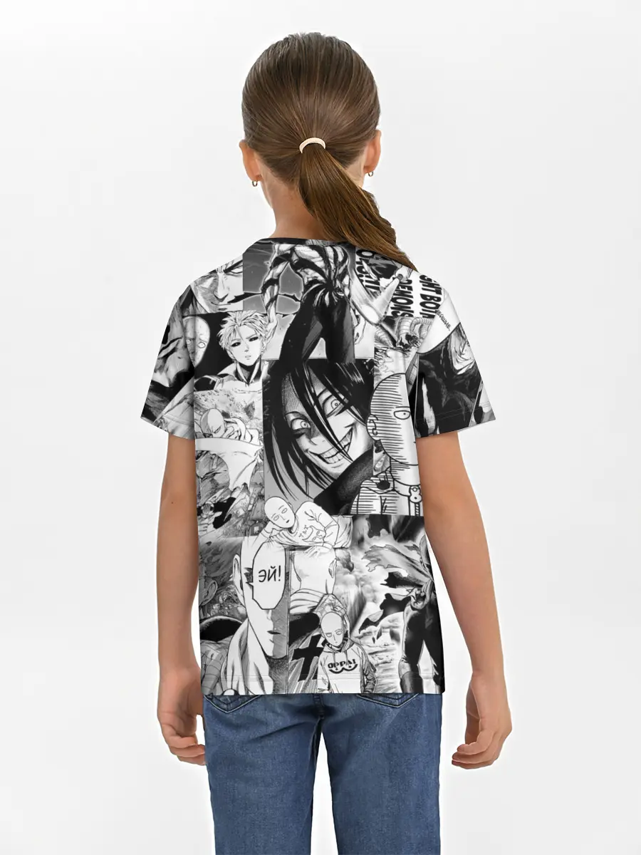 Детская базовая футболка / One-Punch Man