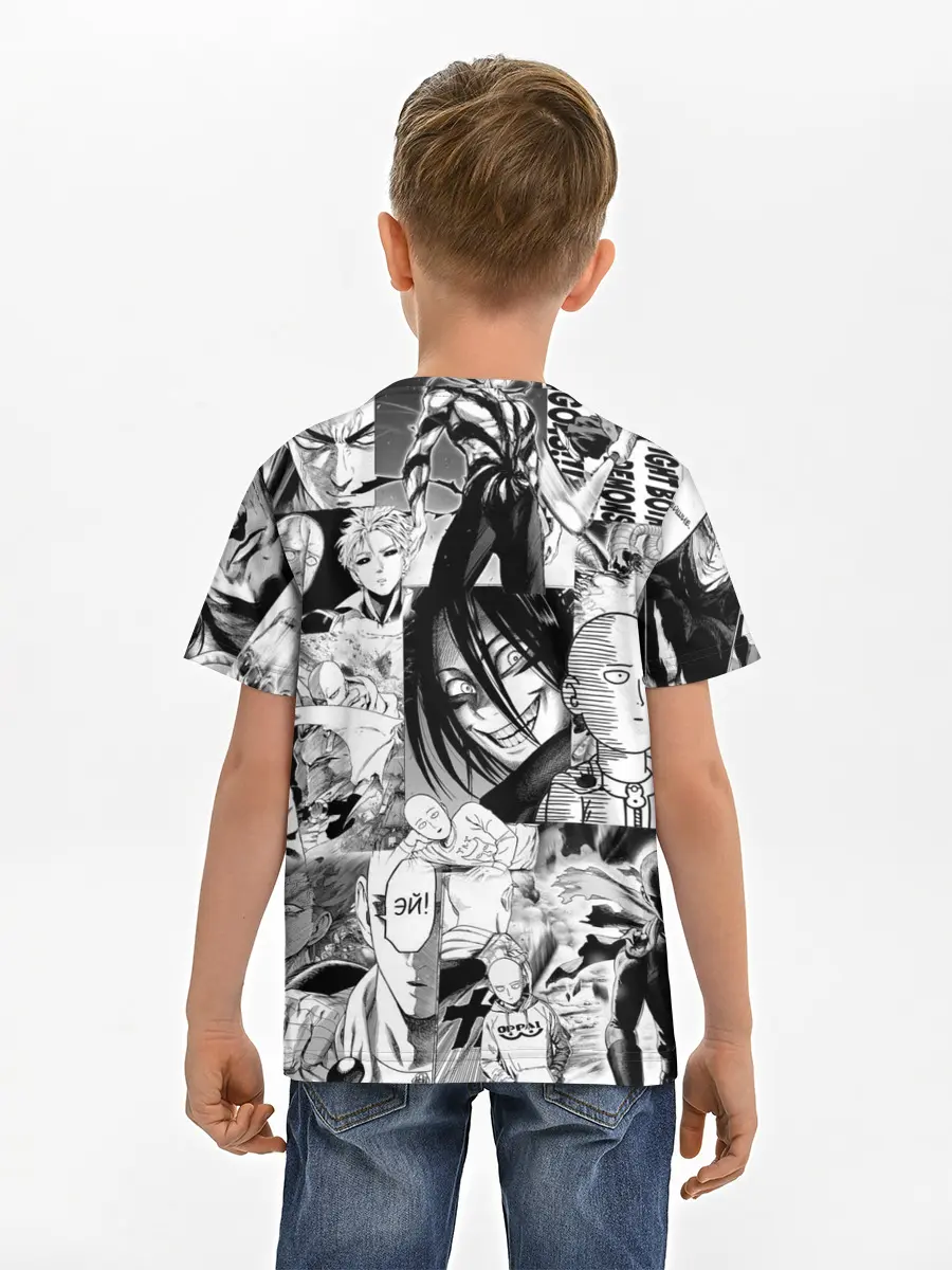 Детская базовая футболка / One-Punch Man