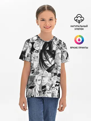 Детская базовая футболка / One-Punch Man