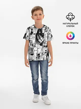 Детская базовая футболка / One-Punch Man