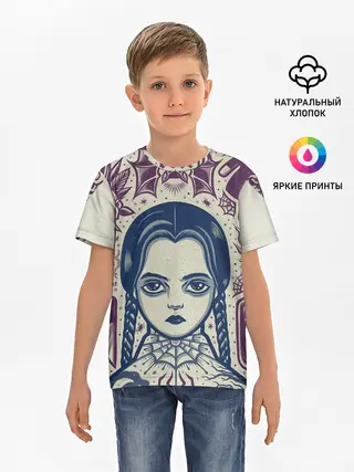 Детская базовая футболка / THE ADDAMS FAMILY NW2