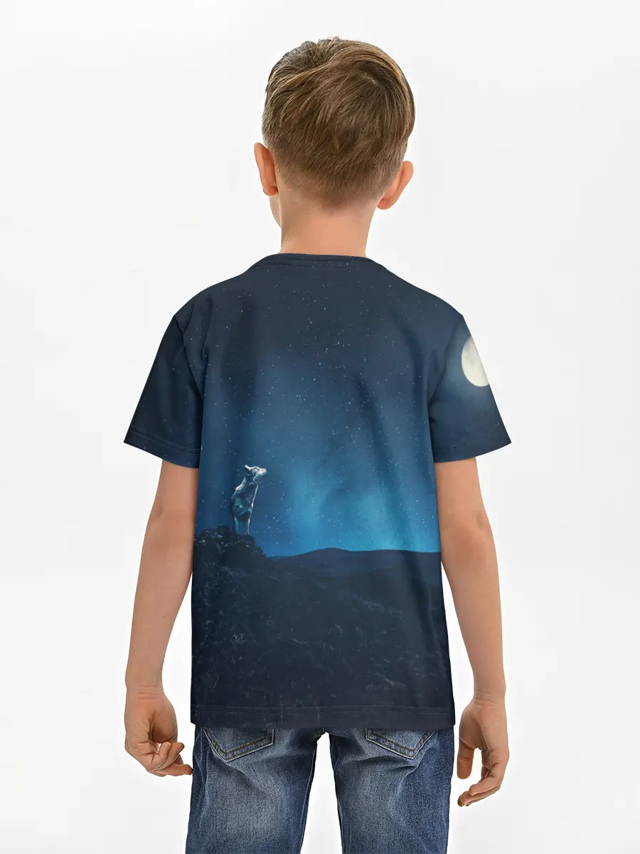 Детская базовая футболка / WOLF