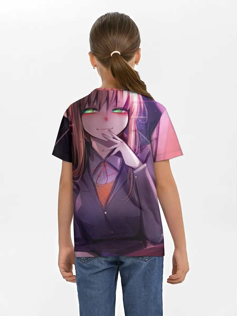 Детская базовая футболка / Monika Doki Doki