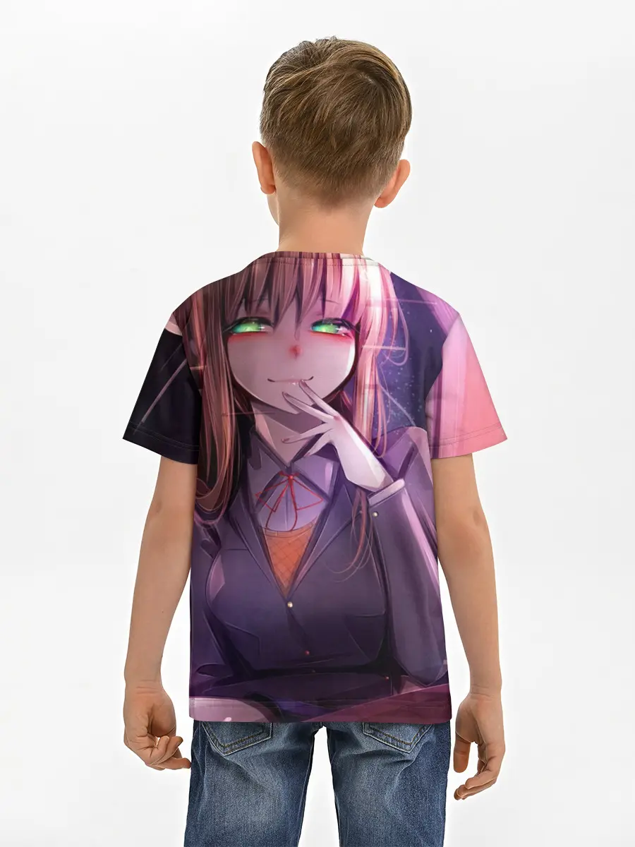 Детская базовая футболка / Monika Doki Doki