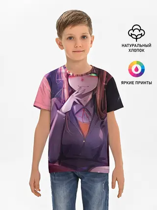 Детская базовая футболка / Monika Doki Doki