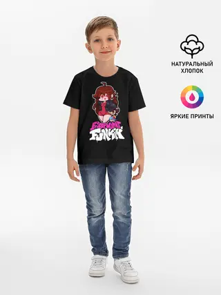 Детская базовая футболка / ГЕРЛФРЕНД FNF