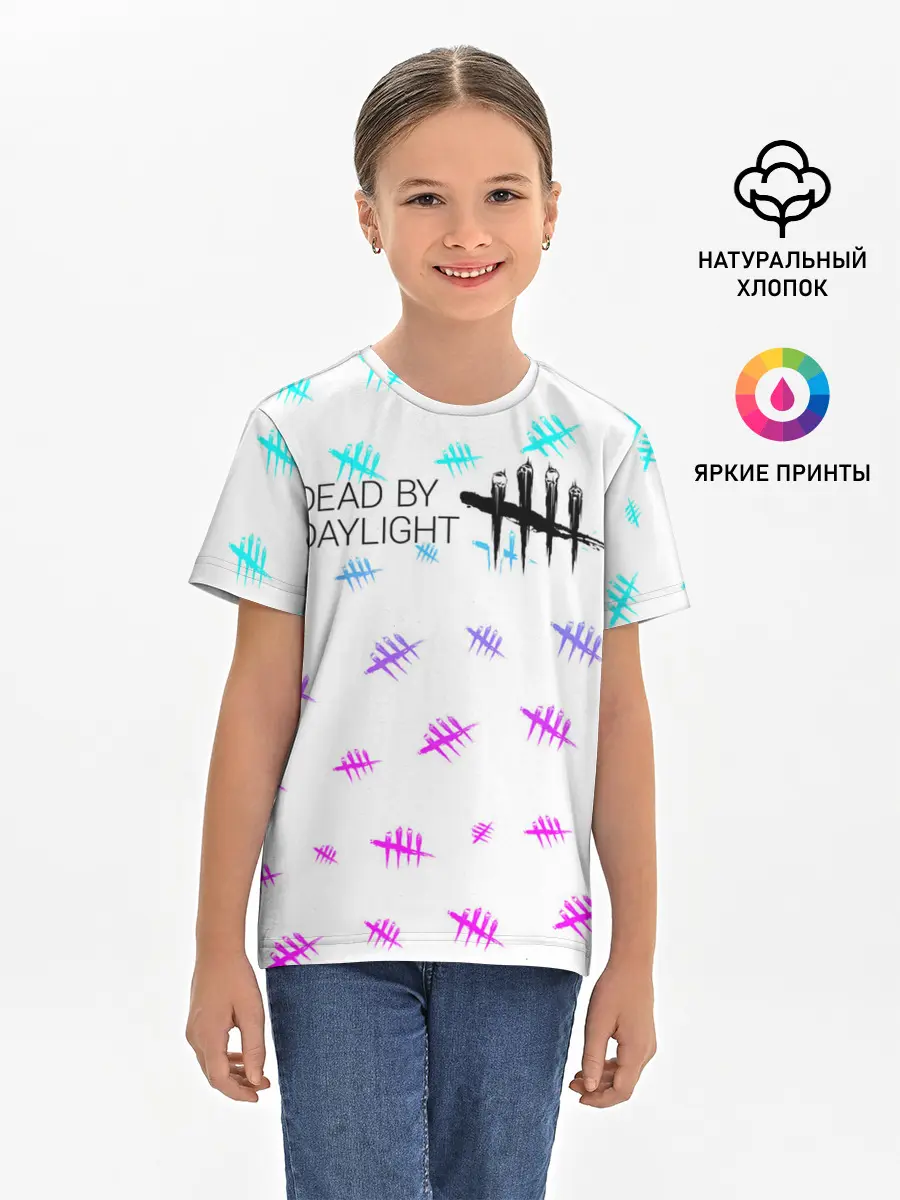 Детская базовая футболка / DEAD BY DAYLIGHT