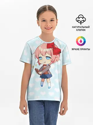 Детская базовая футболка / Chibi Sayori
