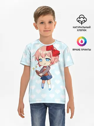 Детская базовая футболка / Chibi Sayori