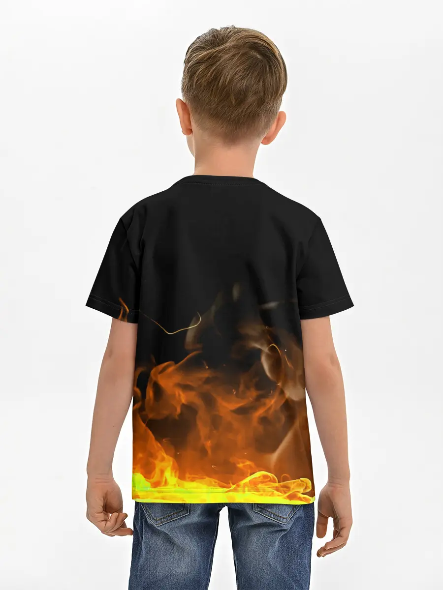 Детская базовая футболка / Секре Сваллотейл в огне Неро