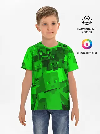 Детская базовая футболка / MINECRAFT GAME