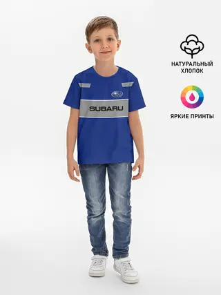 Детская базовая футболка / Subaru