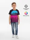 Детская базовая футболка / НЕОНОВЫЙ ГОРОД