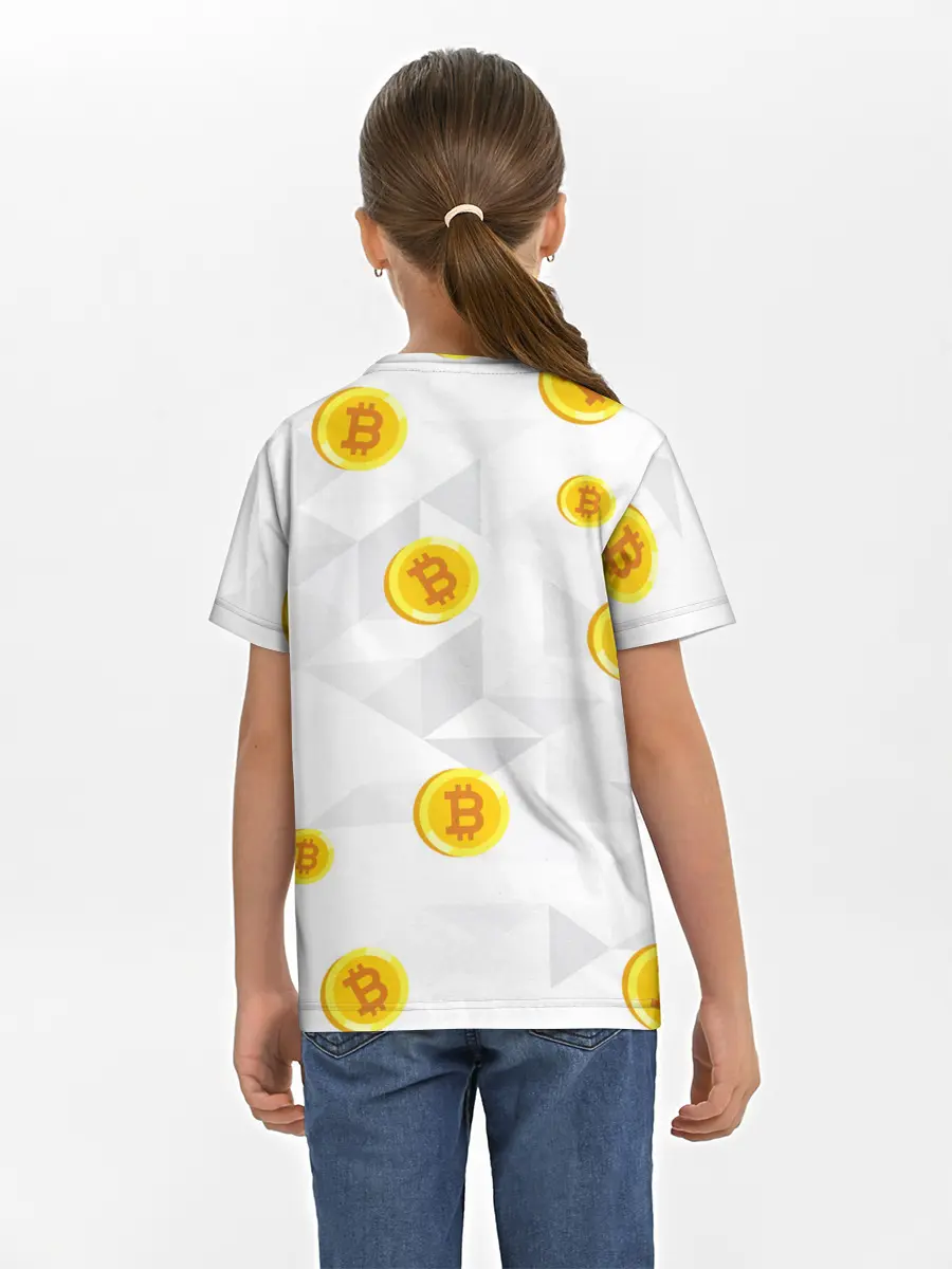 Детская базовая футболка / БИТКОИН | BITCOIN