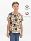 Детская базовая футболка / Котики
