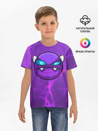 Детская базовая футболка / Geometry Dash | Геометри Даш