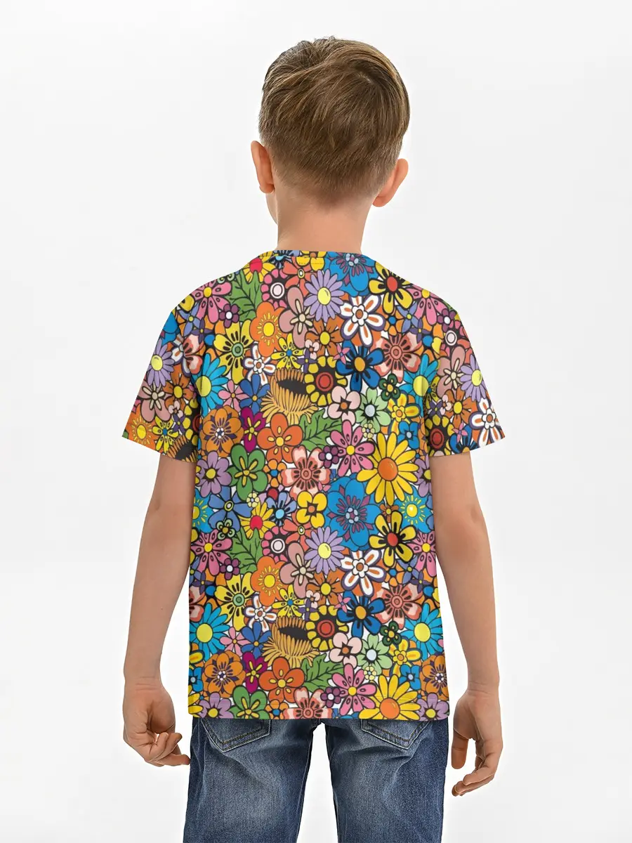 Детская базовая футболка / Букет