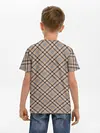 Детская базовая футболка / Клеточный узор