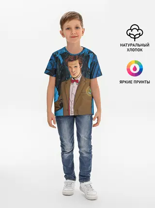 Детская базовая футболка / Доктор Кто