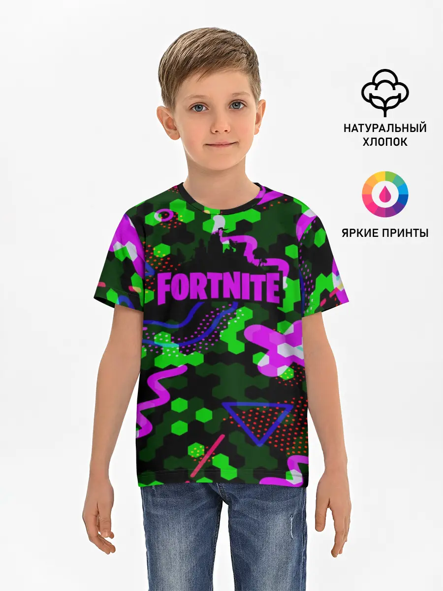Детская базовая футболка / FORTNITE
