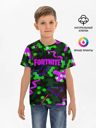 Детская базовая футболка / FORTNITE