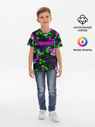 Детская базовая футболка / FORTNITE