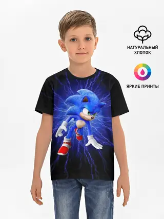 Детская базовая футболка / SONIC
