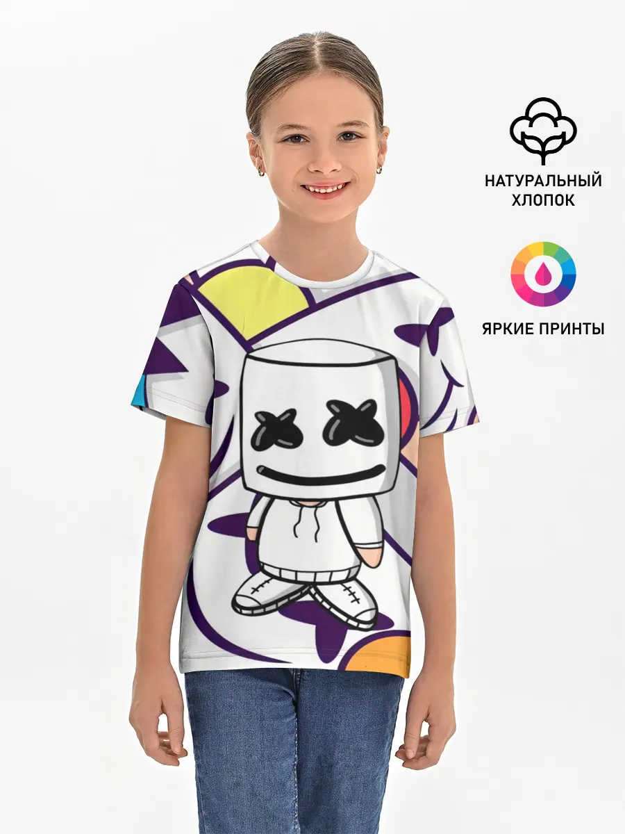 Детская базовая футболка / MARSHMELLO