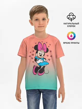 Детская базовая футболка / Минни Маус