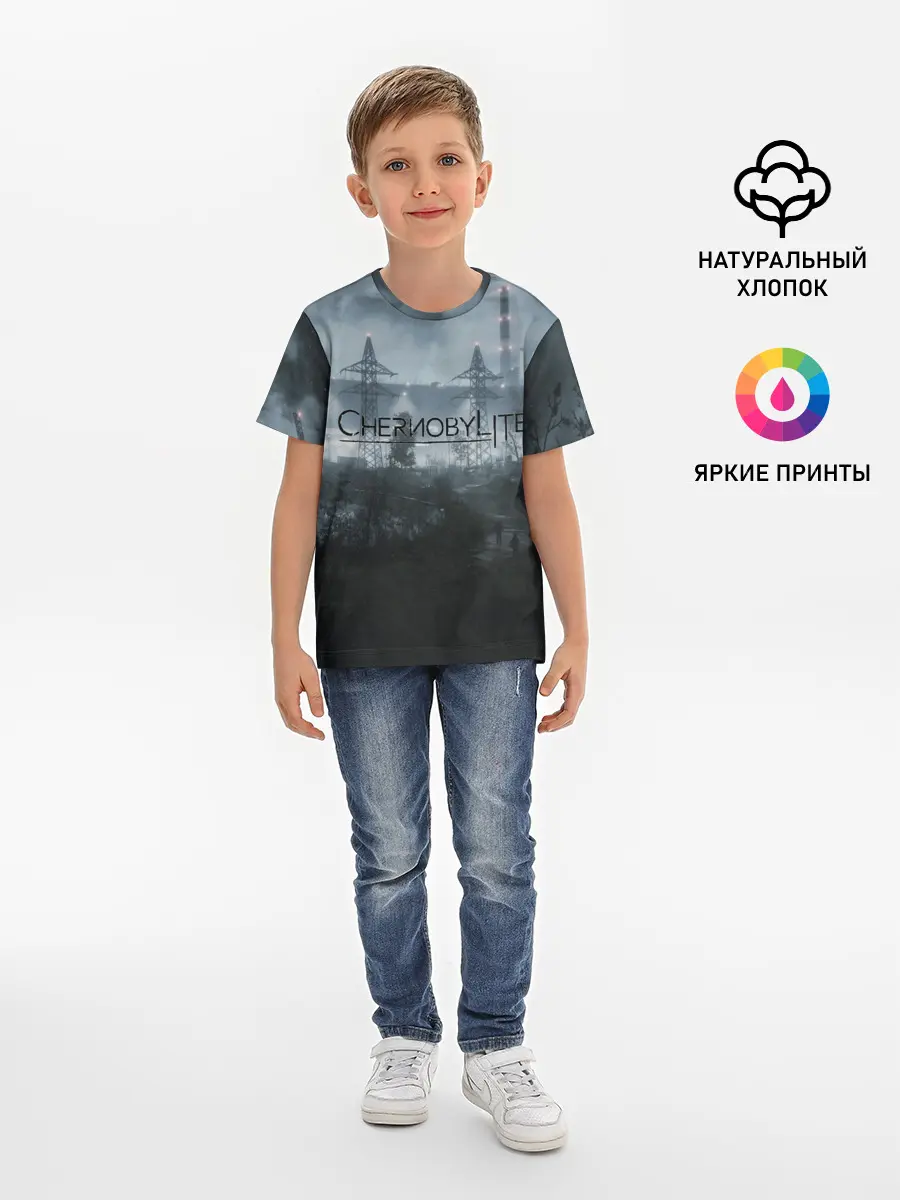 Детская базовая футболка / Chernobylite - ЧАЭС