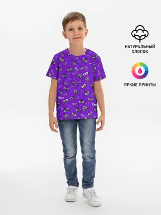 Детская базовая футболка / Вредные паучки