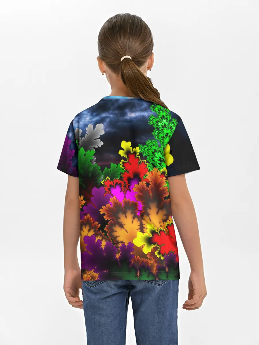 Детская базовая футболка / КИСЛОТНАЯ АБСТРАКЦИЯ