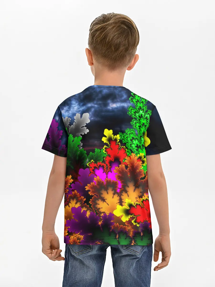 Детская базовая футболка / КИСЛОТНАЯ АБСТРАКЦИЯ