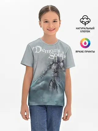 Детская базовая футболка / Demons souls