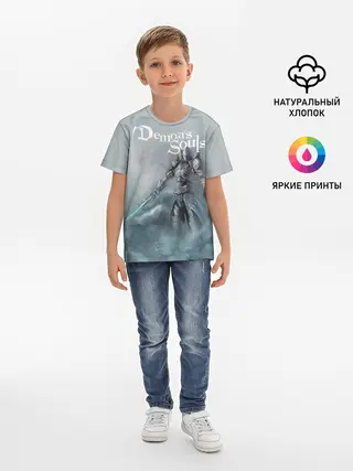 Детская базовая футболка / Demons souls